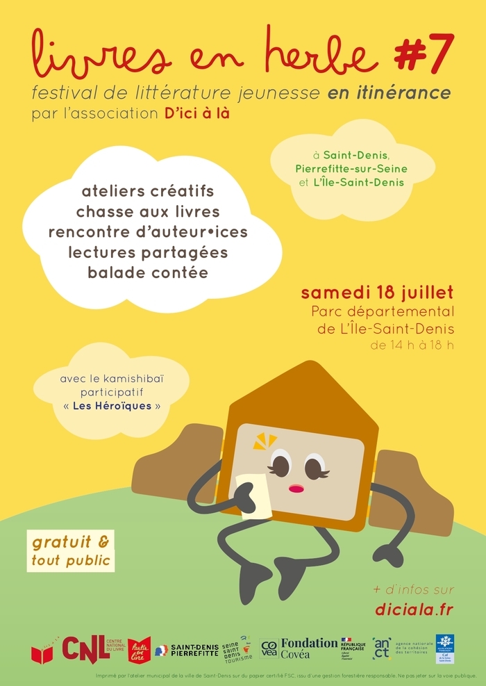 Festival Livres en herbe, Parc départemental de l&rsquo;Île-Saint-Denis, L&rsquo;Île-Saint-Denis