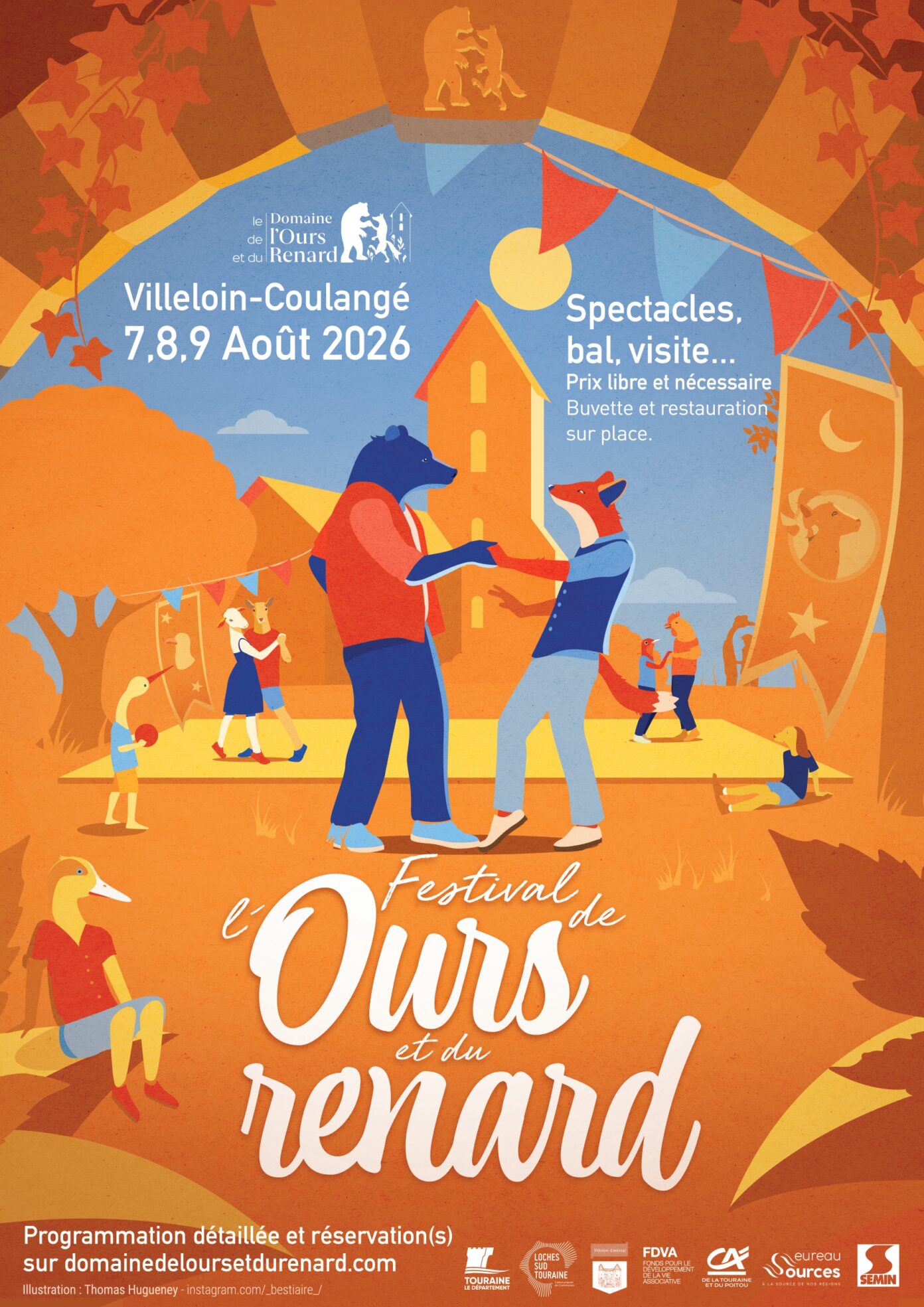 Festival l&rsquo;Ours et du Renard  Villeloin-Coulangé
