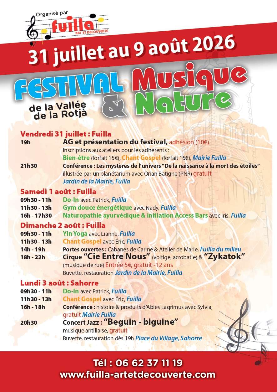 FESTIVAL MUSIQUE ET NATURE Fuilla