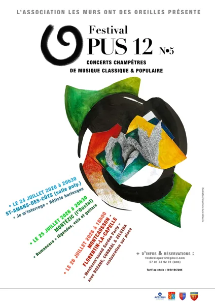 Festival Opus 12 Saint-Amans-des-Cots
