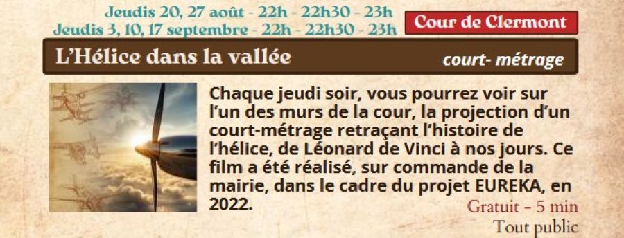 Festival Re-naissance à Figeac, cinéma l’hélice dans la vallée Figeac