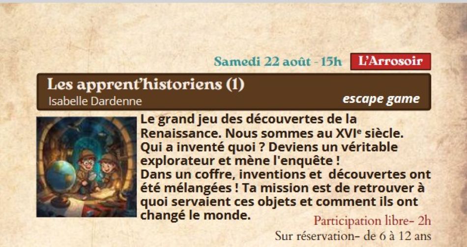 Festival Re-naissance à Figeac les apprent’historiens !  Figeac