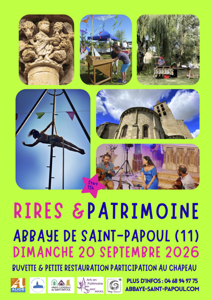 Festival « Rires & Patrimoine », Abbaye-cathédrale de Saint-Papoul, Saint-Papoul