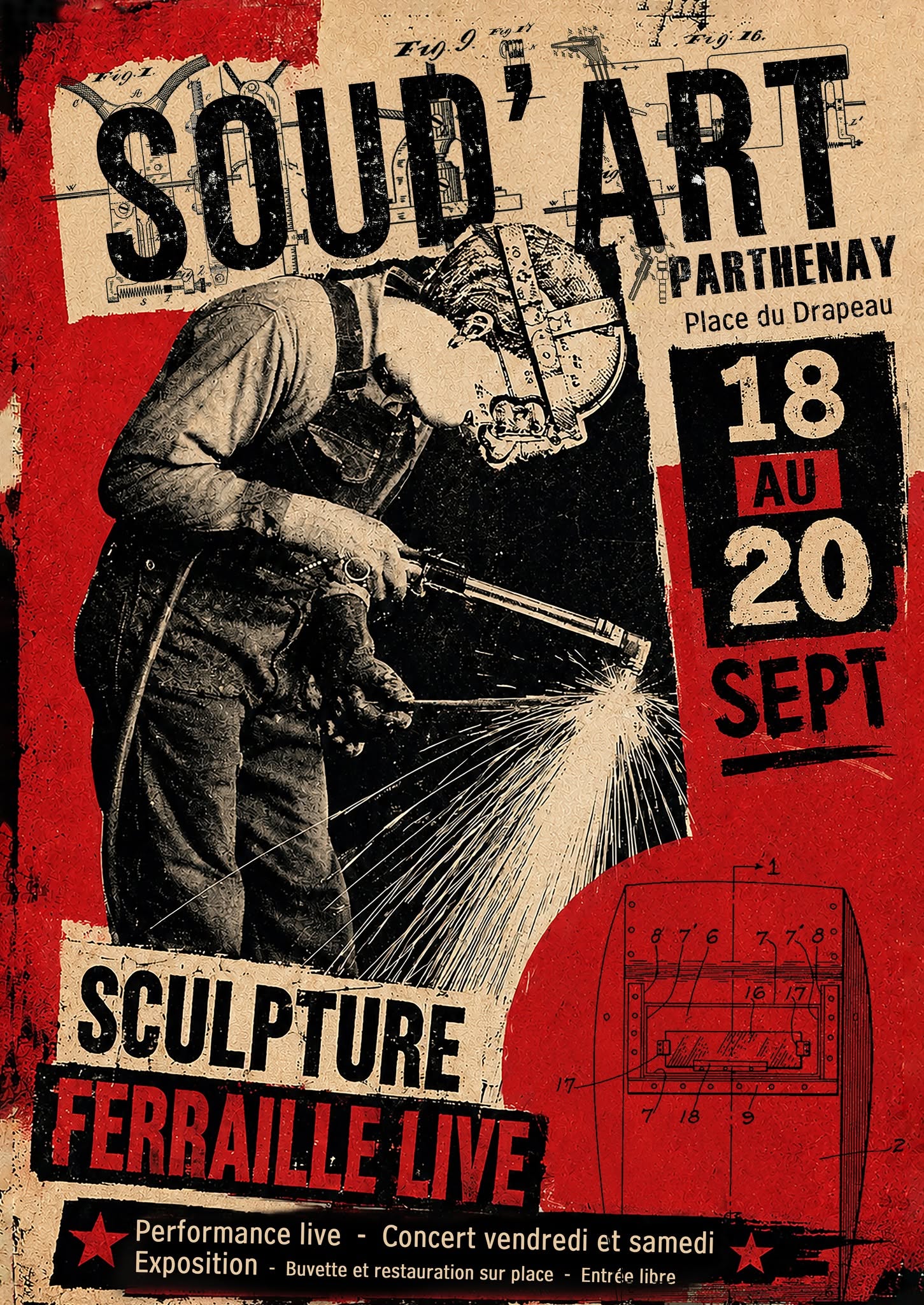 Festival Soud'art Esplanade Georges Pompidou Parthenay 2026-09-18