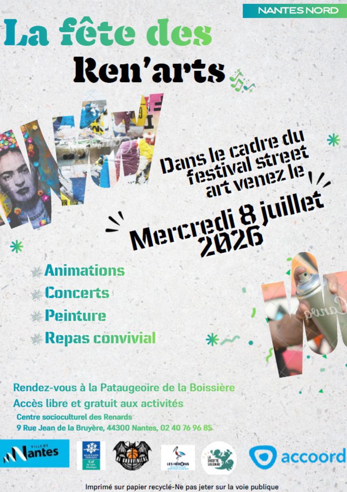 Festival Street Art – Nantes Nord, Pataugeoire de la Boissière, Nantes