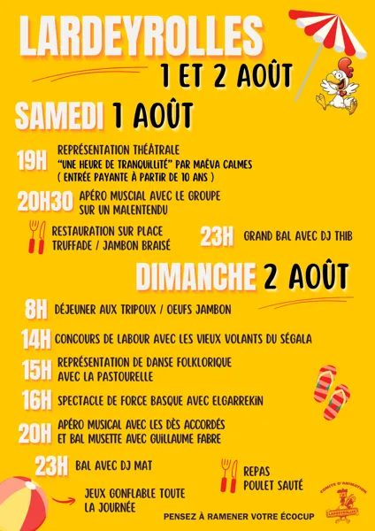 Fête à Lardeyrolles Castanet