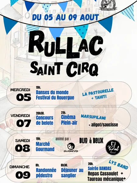 Fête à Rullac Saint-Cirq Rullac-Saint-Cirq