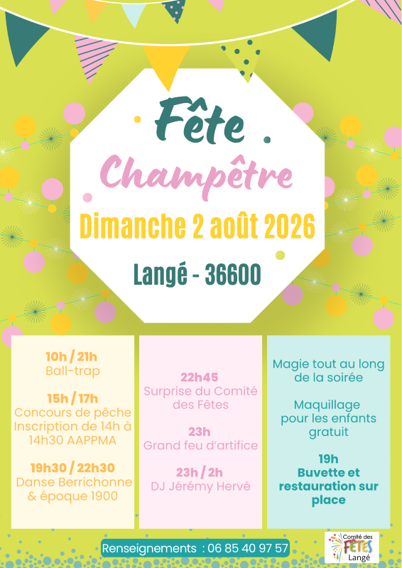 Fête champêtre annuelle Langé