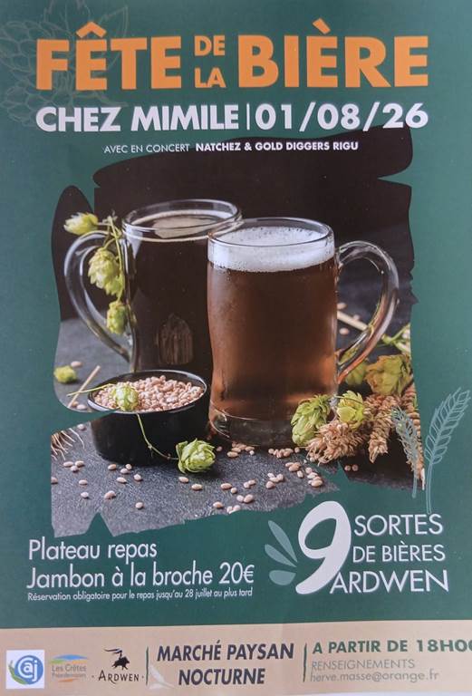 Fête de la bière chez Mimile  Chuffilly-Roche