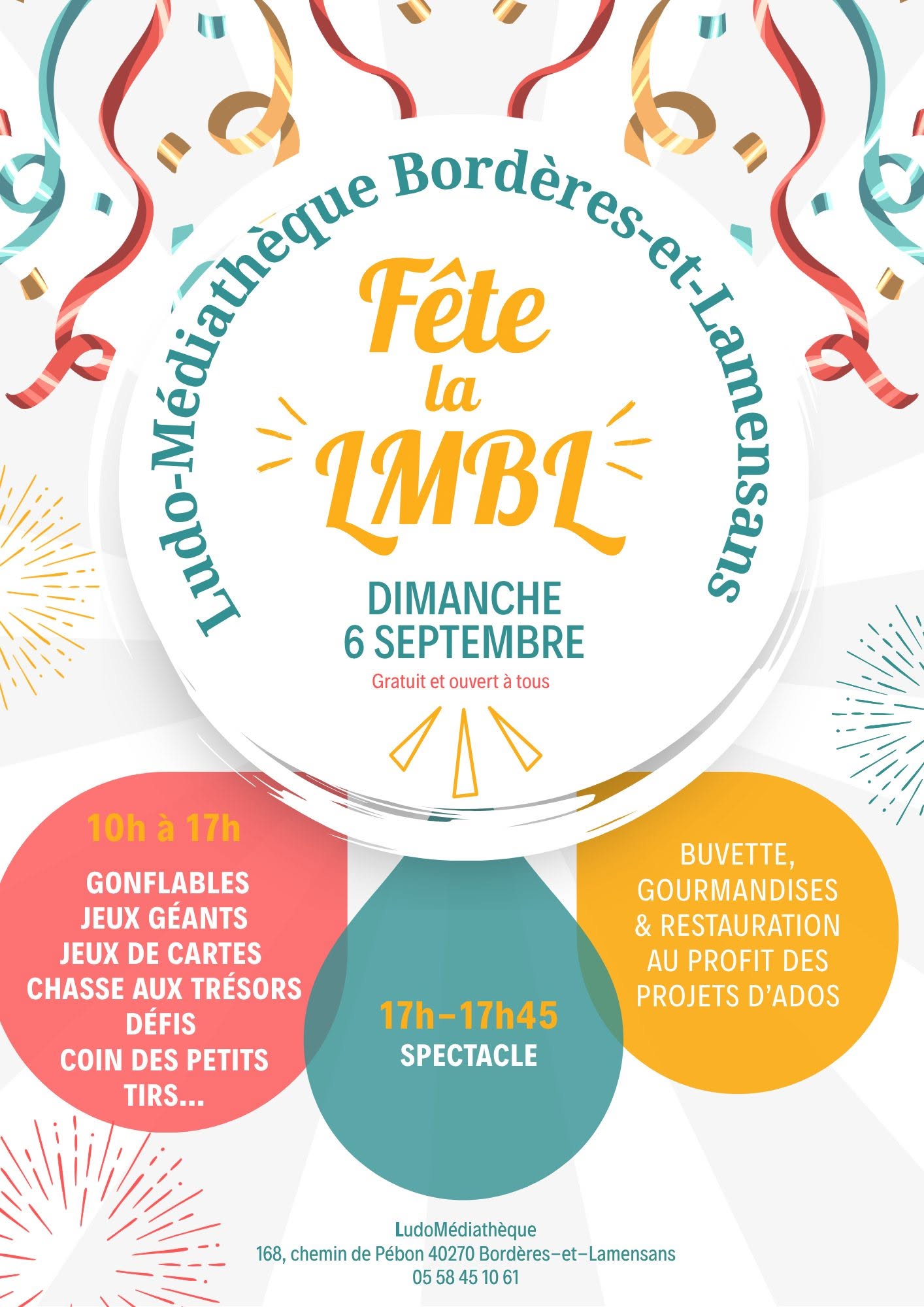 Fête de la Ludomédiathèque de Bordères et Lamensans Bordères-et-Lamensans 2026-09-06