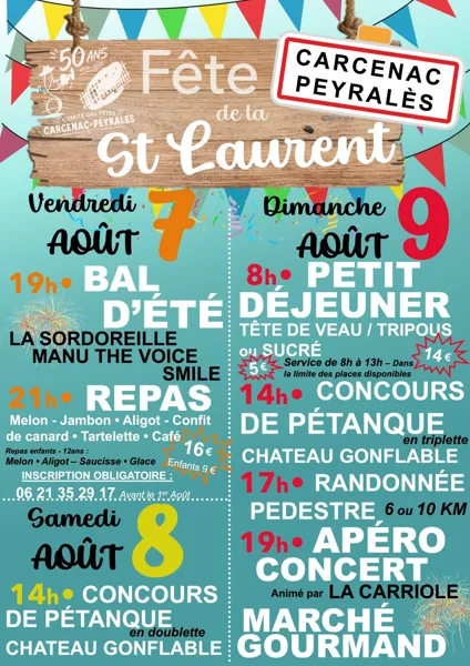 Fête de la Saint Laurent  Baraqueville