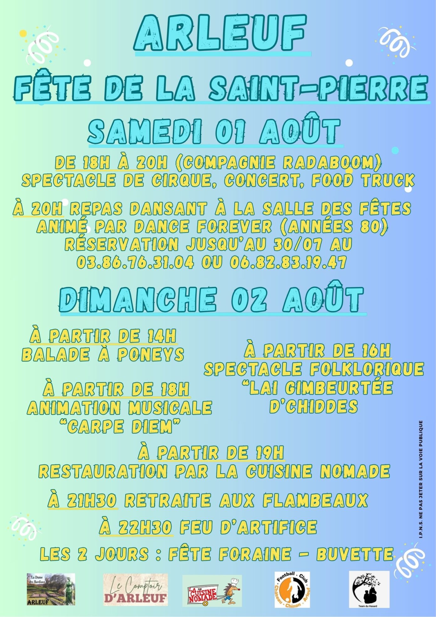 Fête de la Saint Pierre Le bourg Arleuf