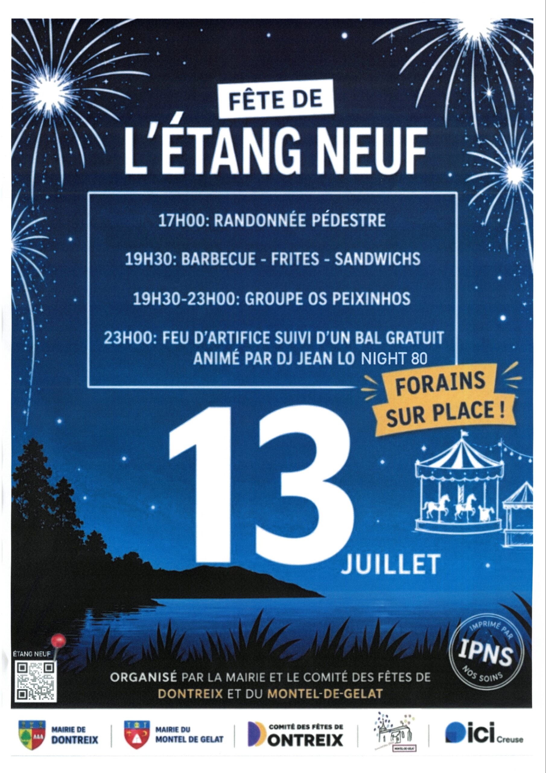 Fête de l'Etang Neuf Etang neuf Dontreix 2026-07-13