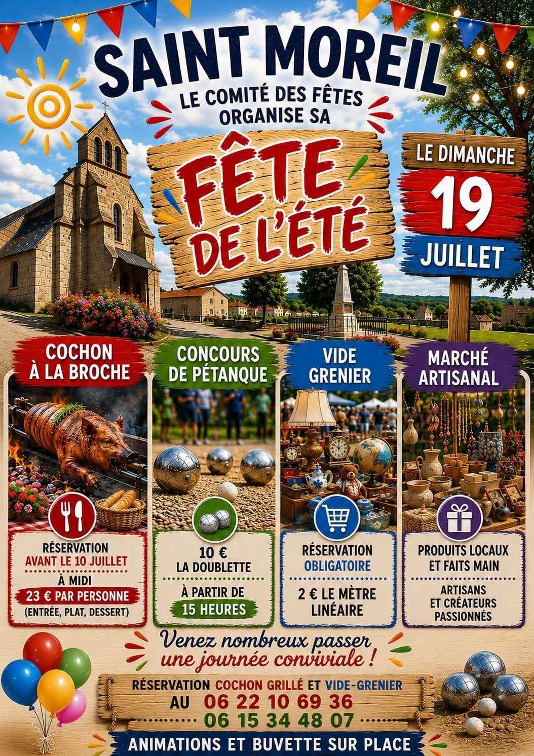 Fête de l’été Saint-Moreil