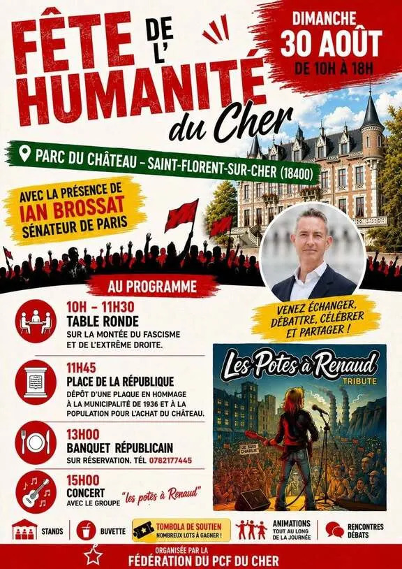 Fête de l’Humanité du Cher Saint-Florent-sur-Cher