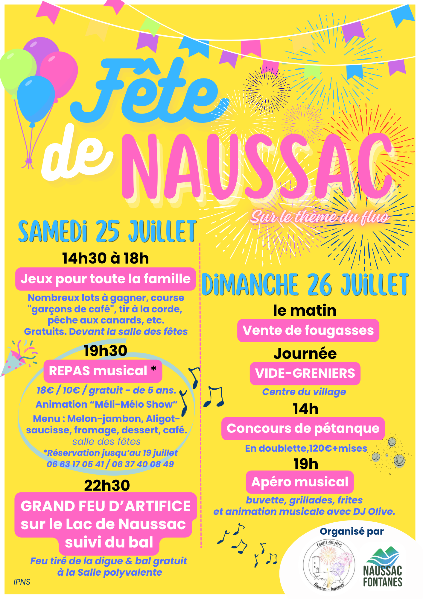 FÊTE DE NAUSSAC  Naussac-Fontanes 2026-07-25