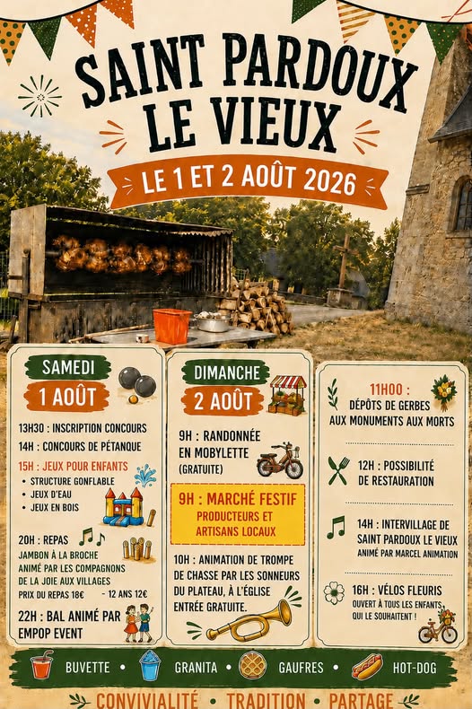 Fête de Saint-Pardoux le Vieux Saint-Pardoux-le-Vieux
