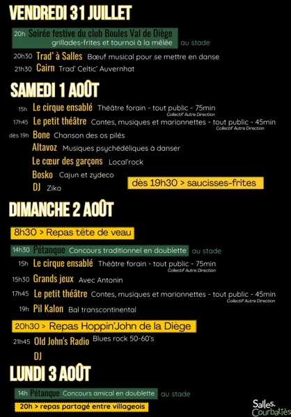 Fête de Salles-Courbatiès Salles-Courbatiès