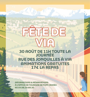 FÊTE DE VIA DIMANCHE 30 AOÛT  Font-Romeu-Odeillo-Via