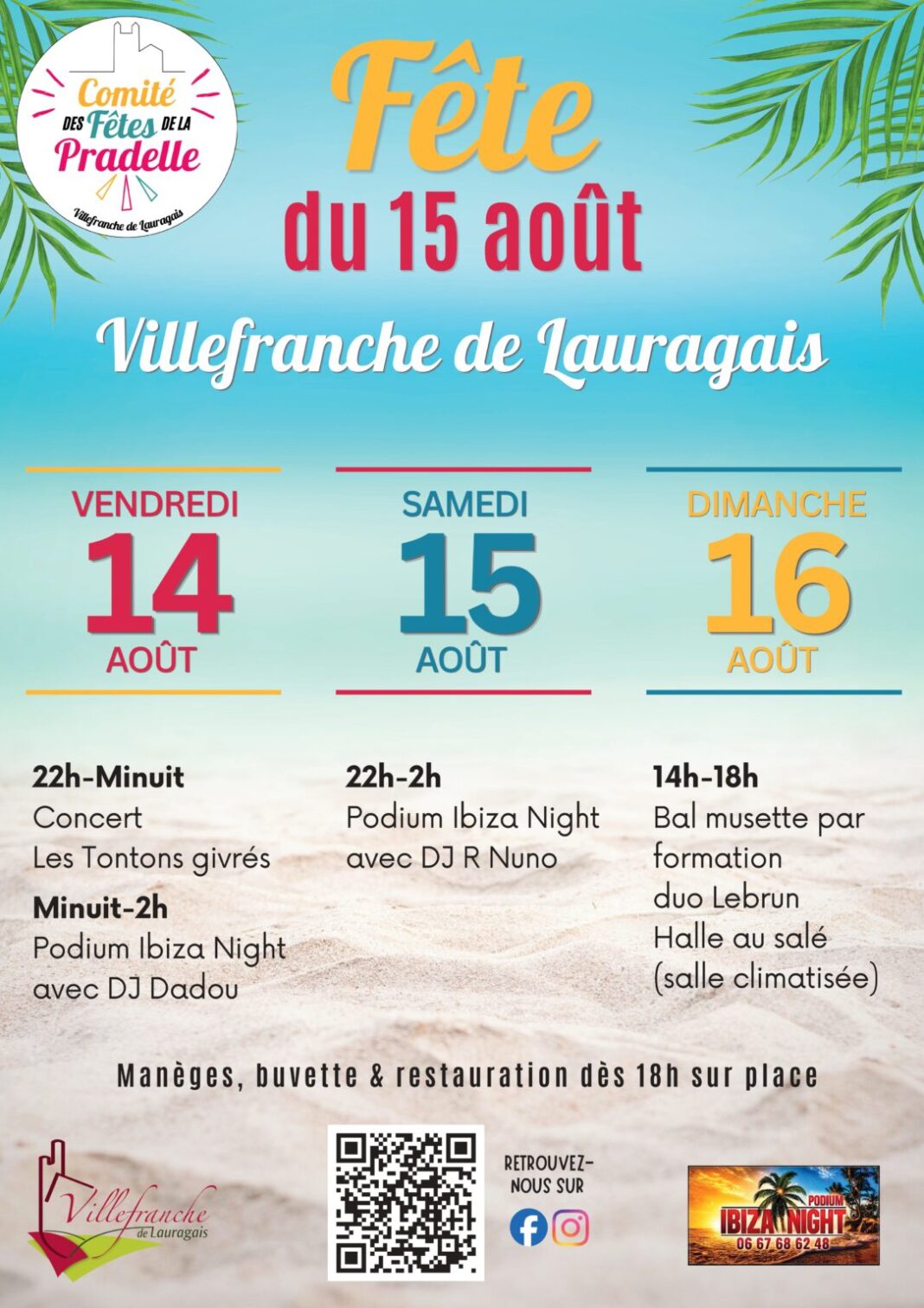 FÊTE DE VILLEFRANCHE-DE-LAURAGAIS !  Villefranche-de-Lauragais