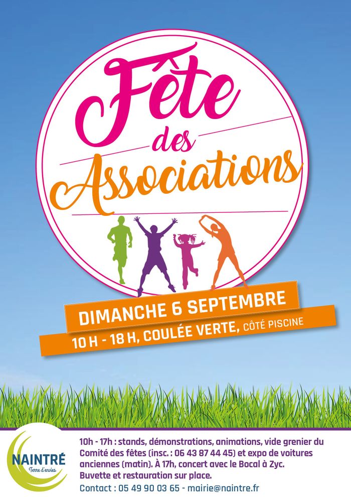 Fête des associations Place Jean Jaurès Naintré