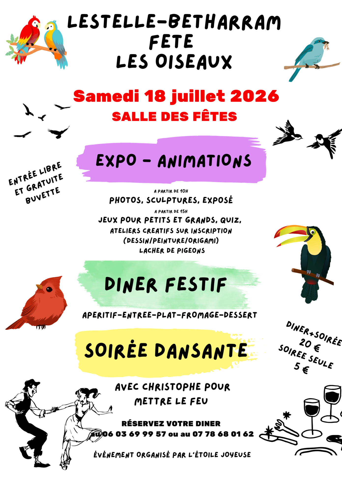 Fête des oiseaux Salle des fêtes Lestelle-Bétharram