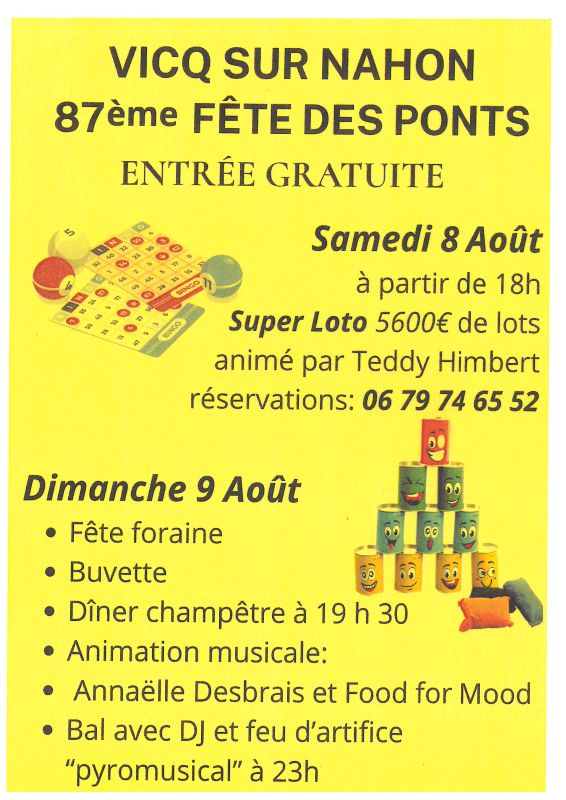 Fête des Ponts  Vicq-sur-Nahon