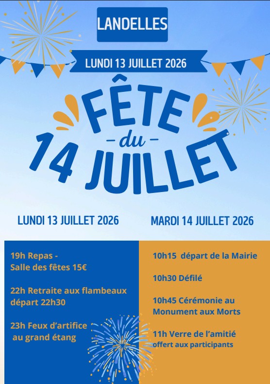 Fête du 14 juillet à Landelles Landelles