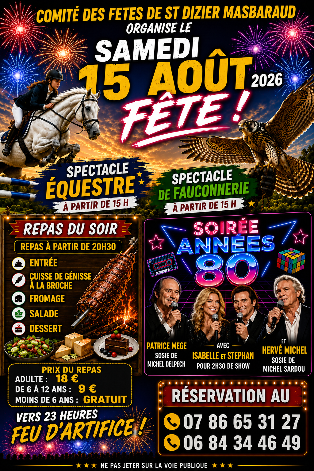 Fête du 15 août Saint-Dizier-Masbaraud