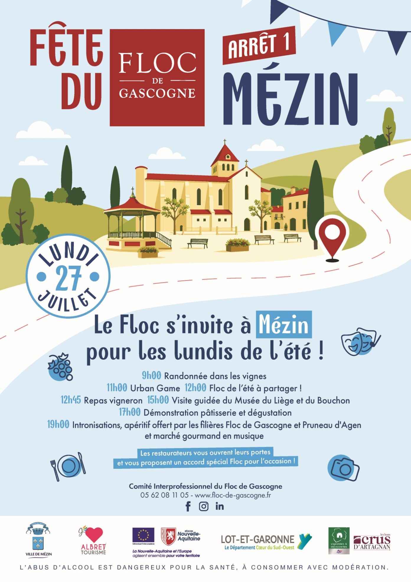 Fête du Floc de Gascogne à Mézin  Mézin