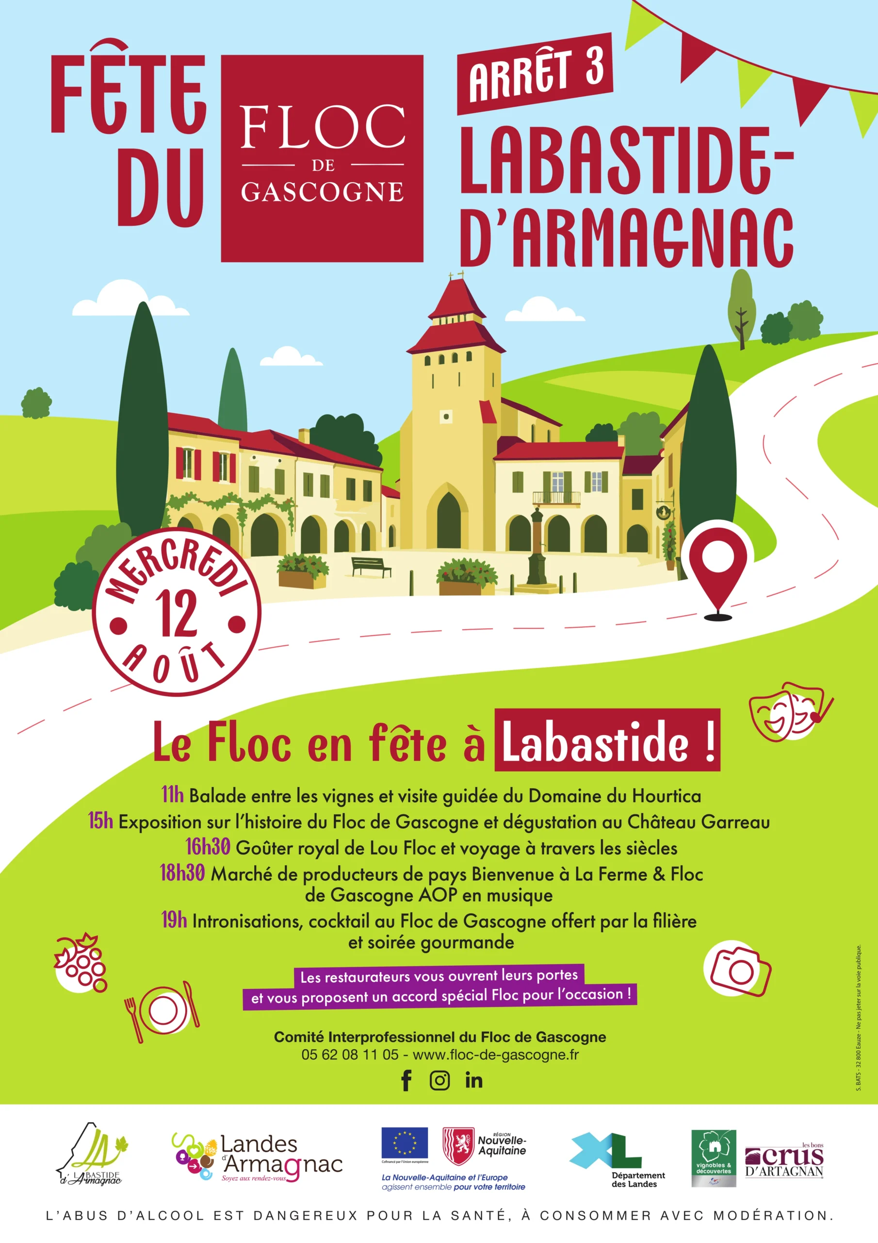 Fête du Floc Labastide-d'Armagnac 2026-08-12
