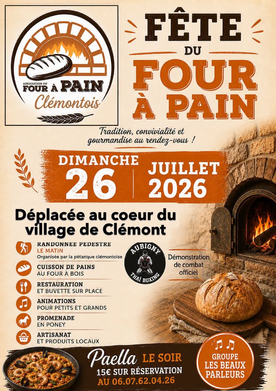 Fête du Four à pain Clémont