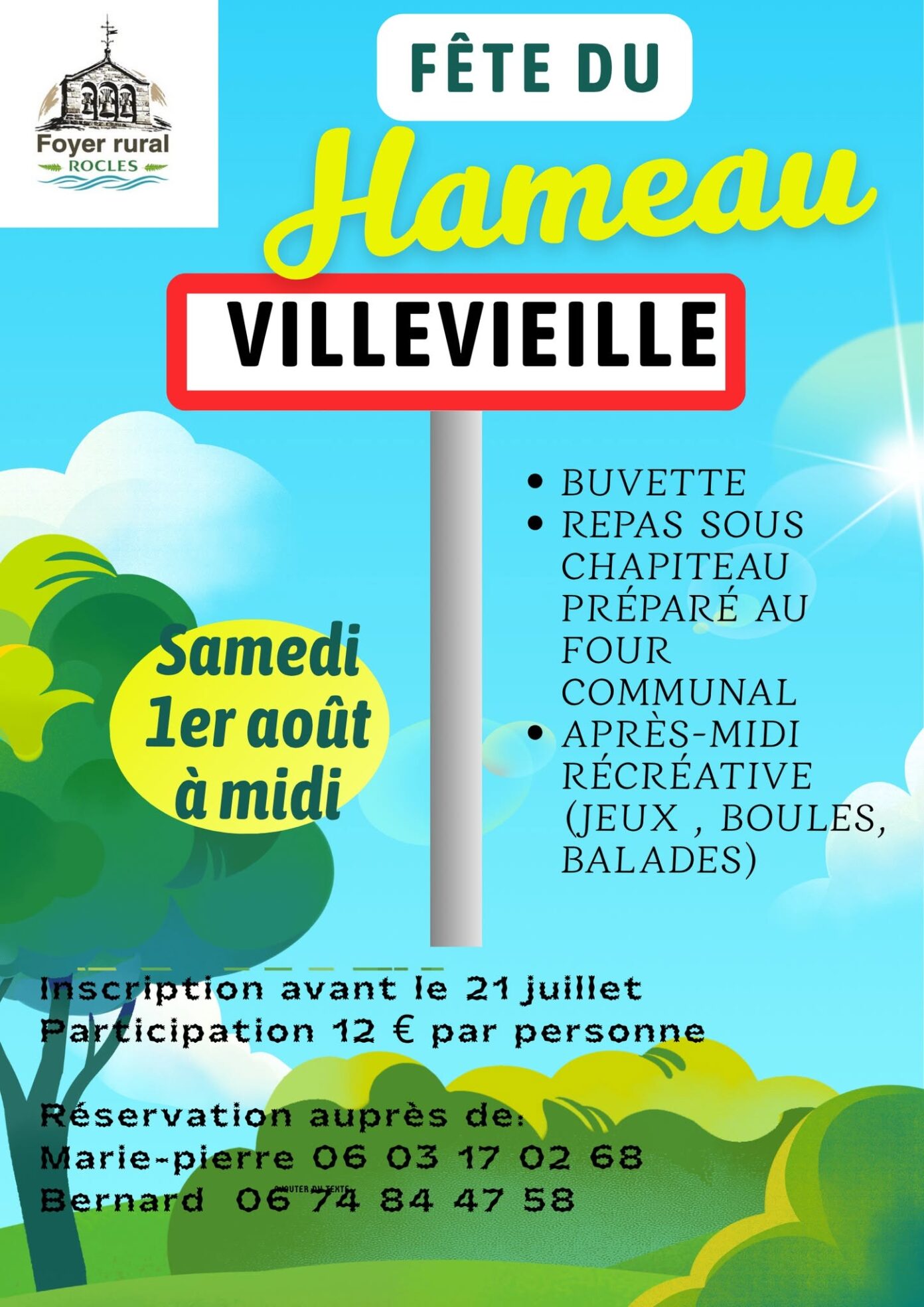 FÊTE DU HAMEAU DE VILLEVIEILLE Rocles