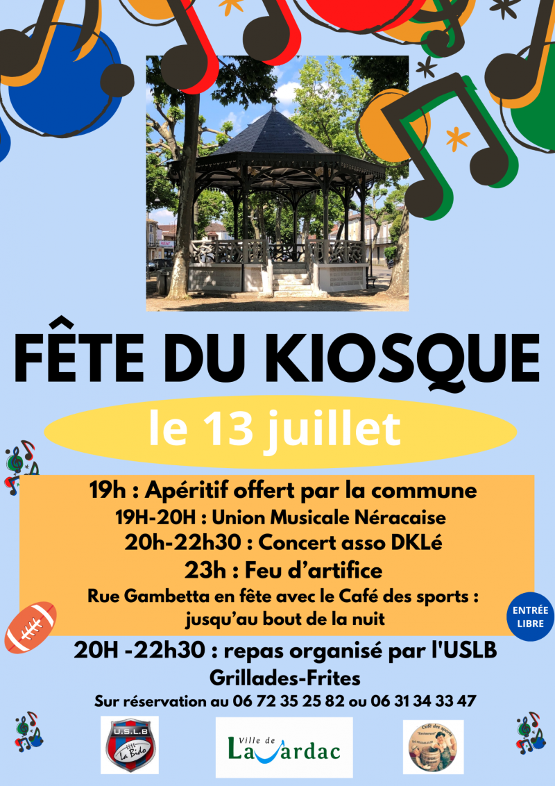 Fête du kiosque à Lavardac Lavardac