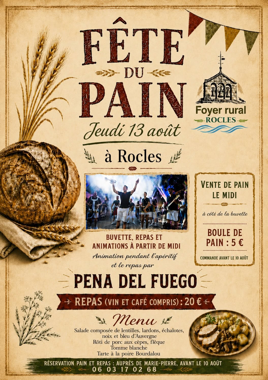 FÊTE DU PAIN  Rocles