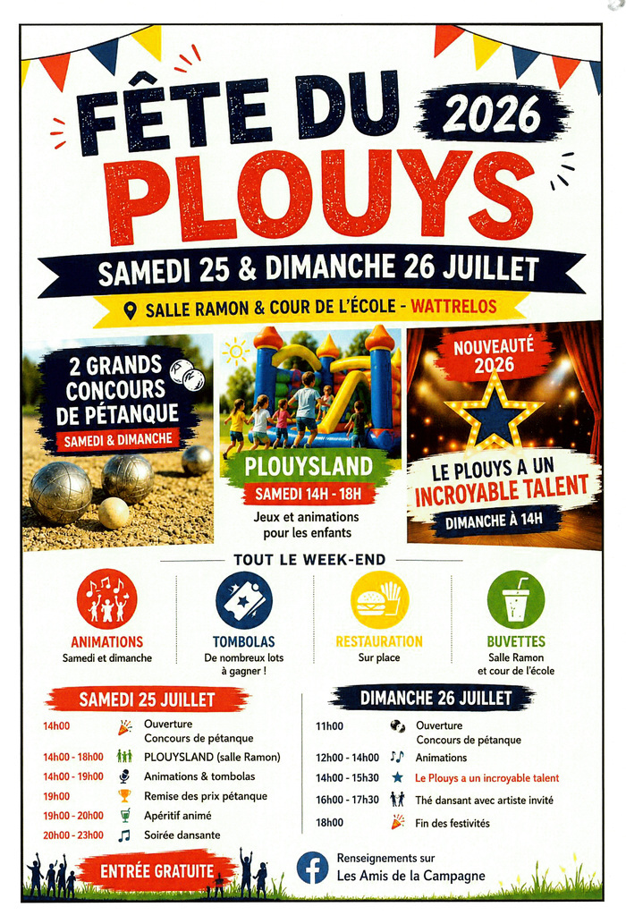 Fête du Plouys, Salle Ramon, Wattrelos