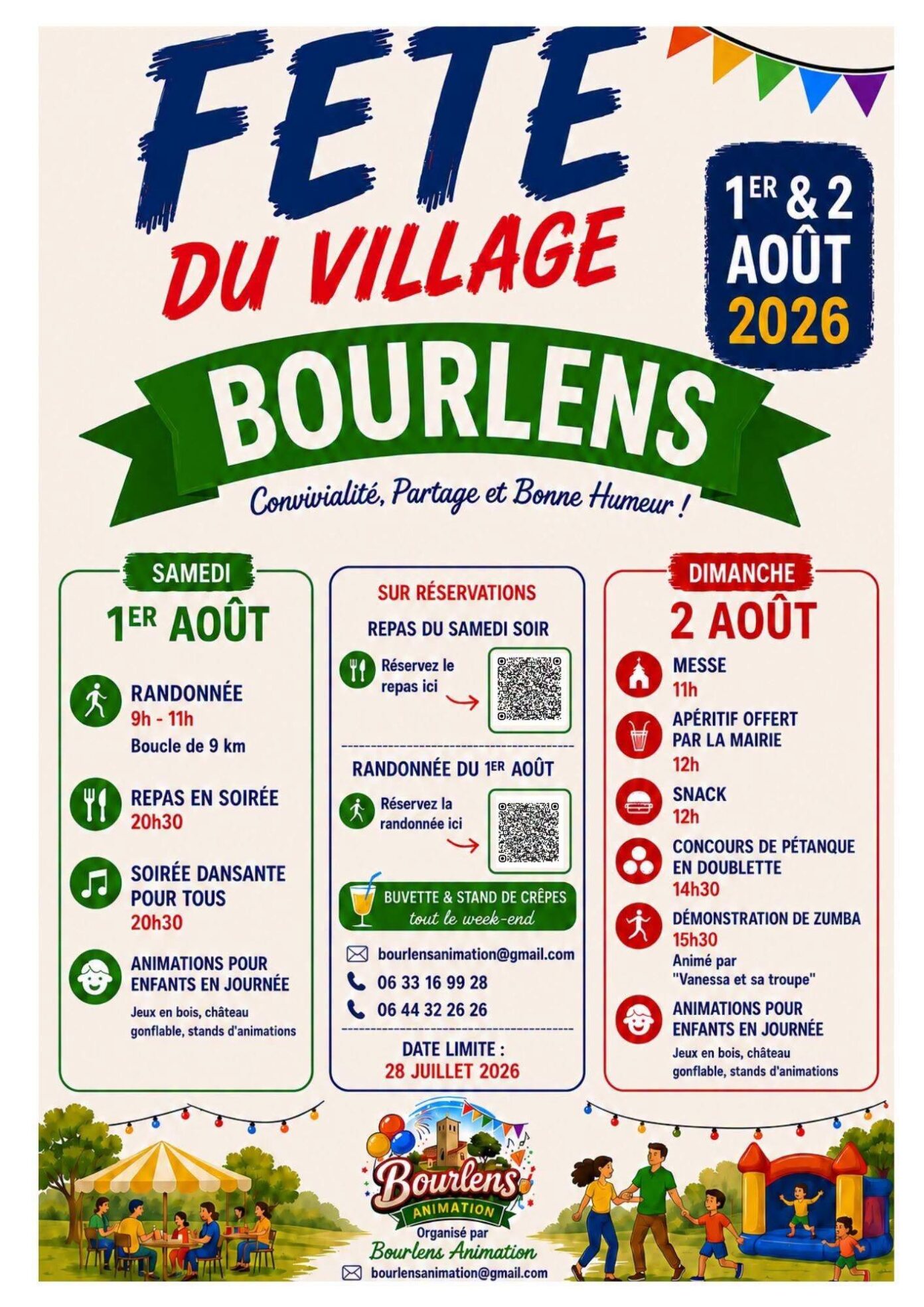 Fête du Village de Bourlens Bourlens