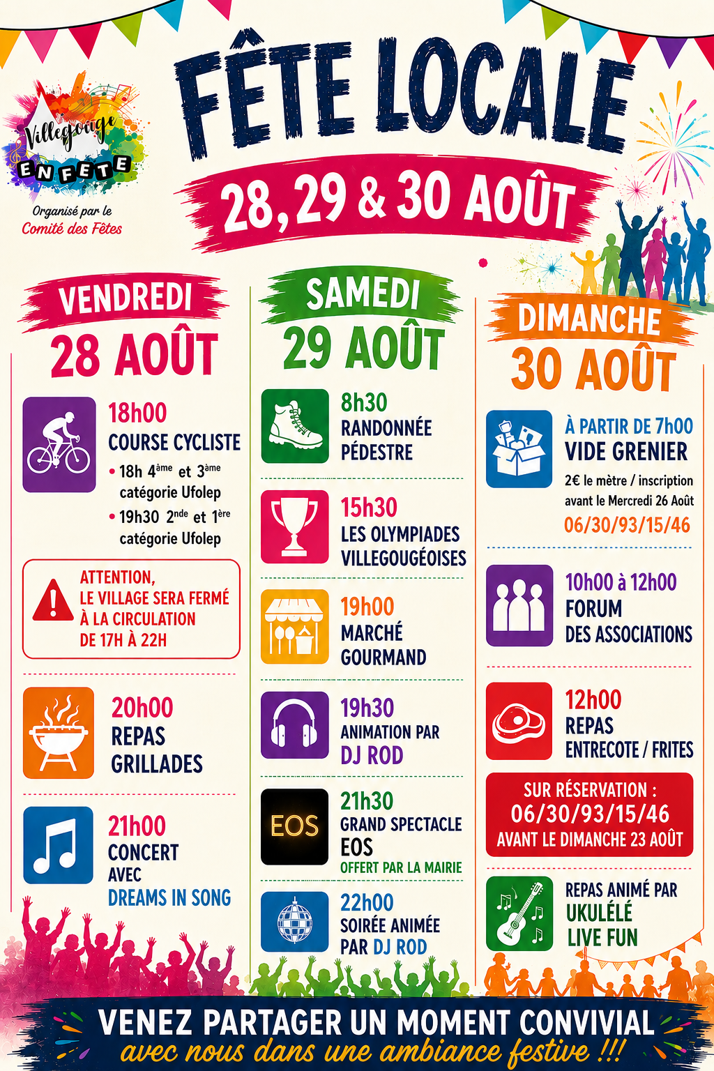 fête locale de Villegouge  Villegouge