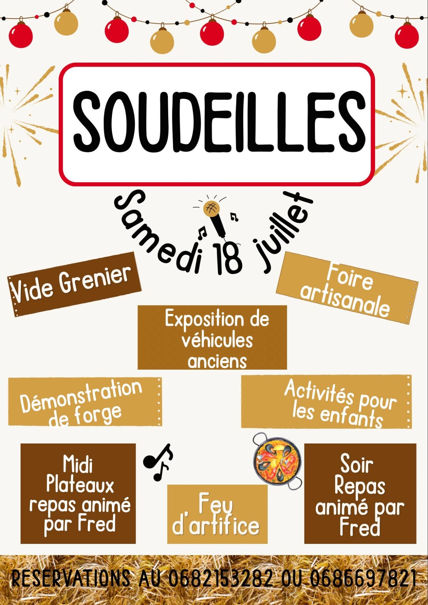 Fête locale et vide-greniers  Soudeilles