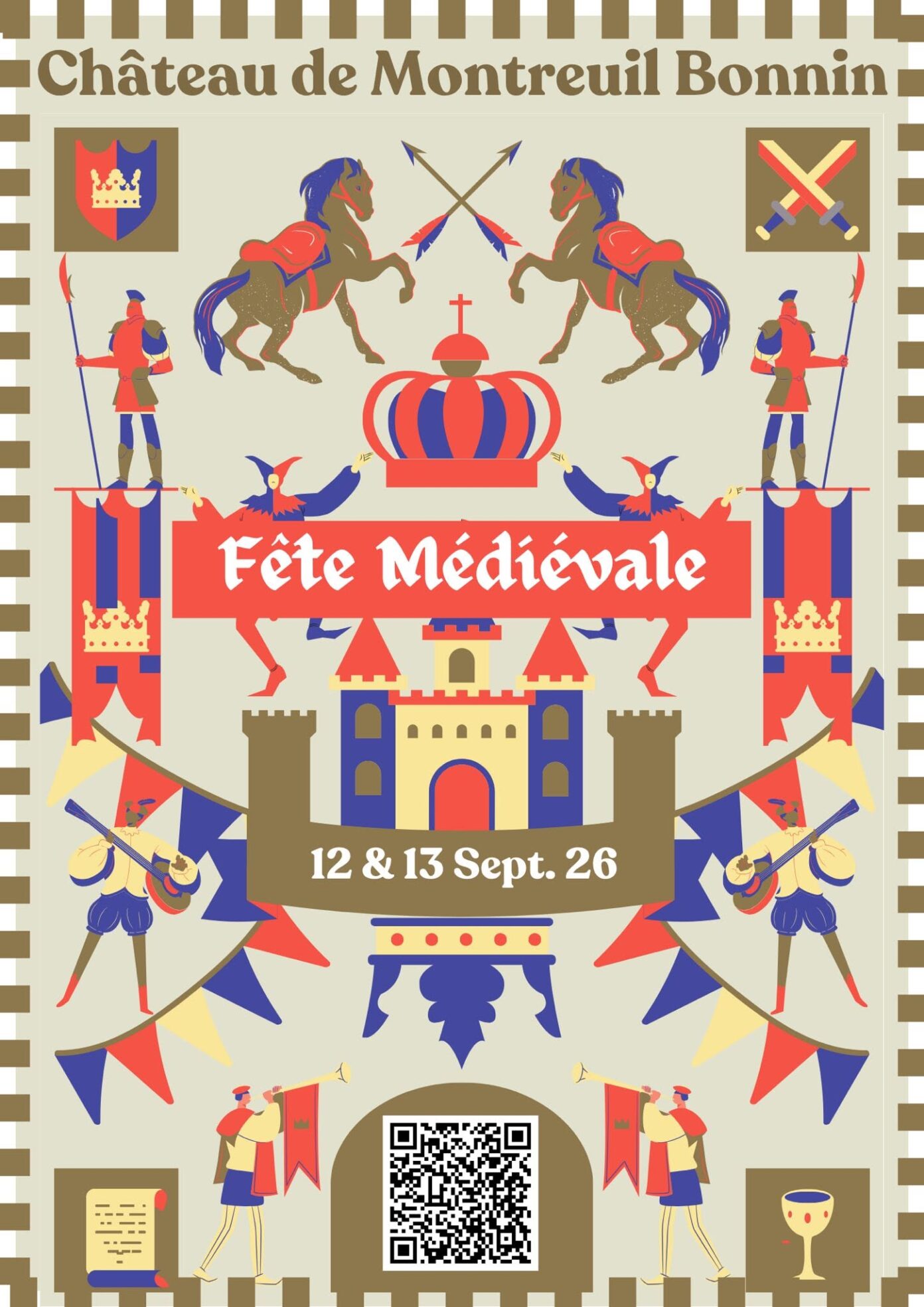 Fête Médiévale au château de Montreuil-Bonnin Château de Montreuil-Bonnin Boivre-la-Vallée