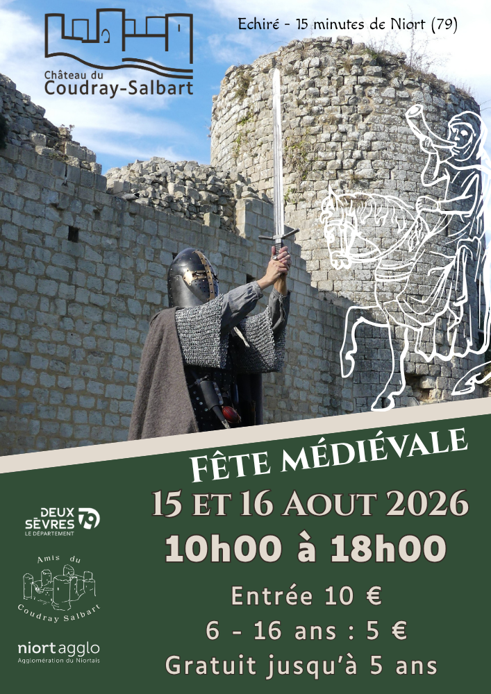 Fête médiévale de Sextilis au Château du Coudray-Salbart à Échiré Échiré