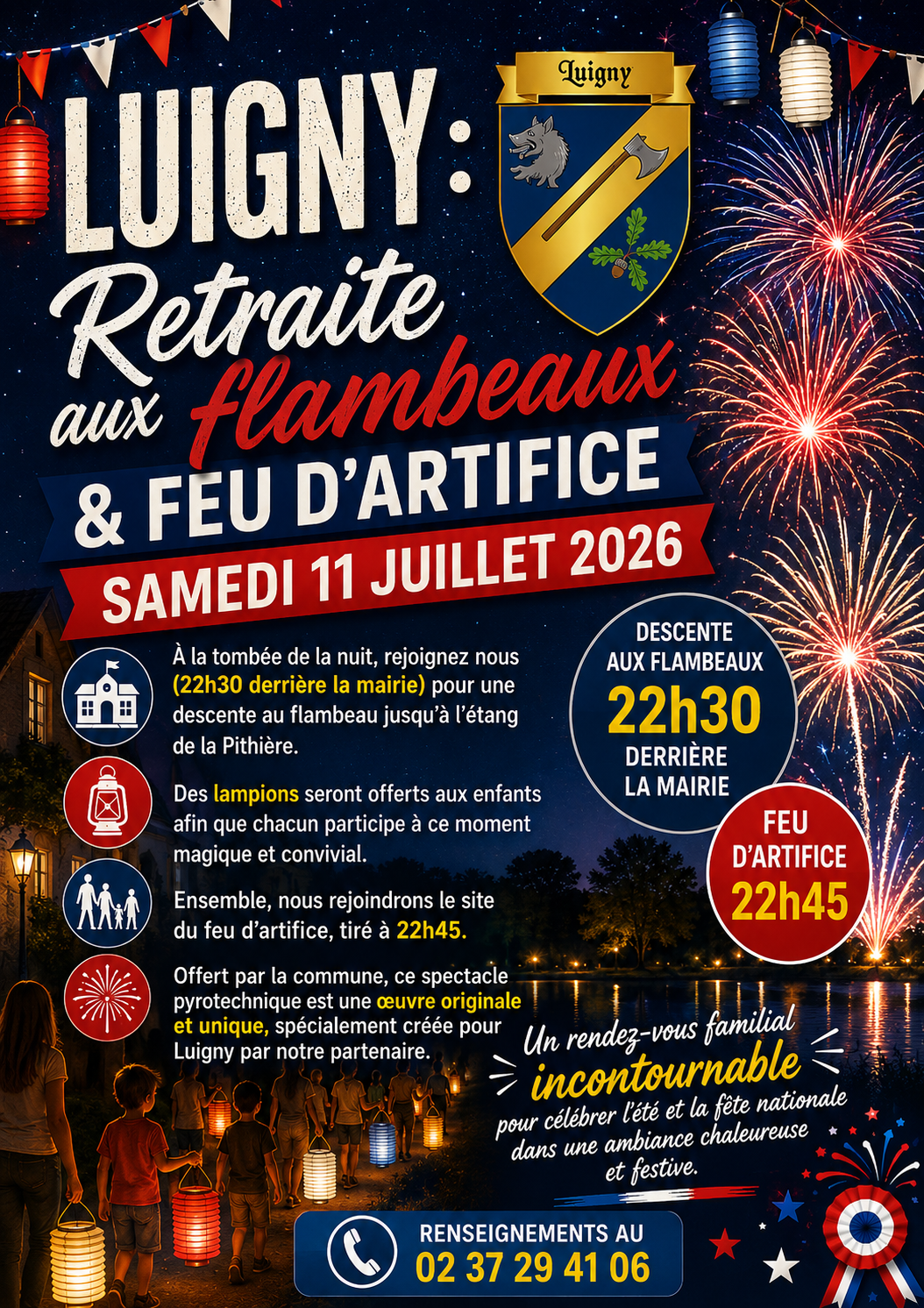 Fête nationale 11 Juillet 2026  Luigny