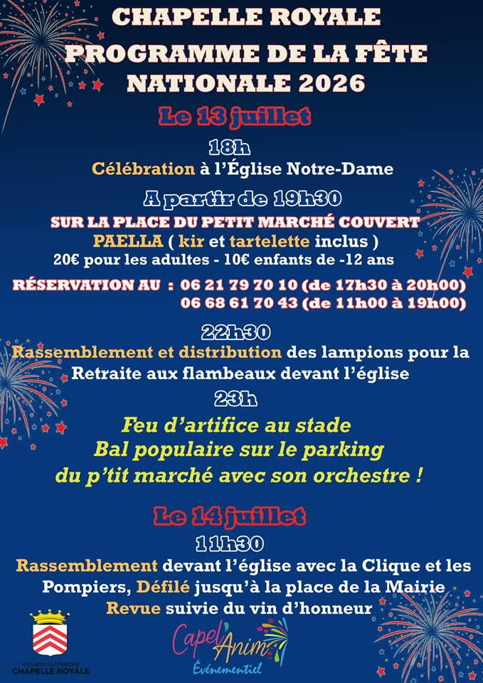 Fête nationale 20256  Chapelle-Royale