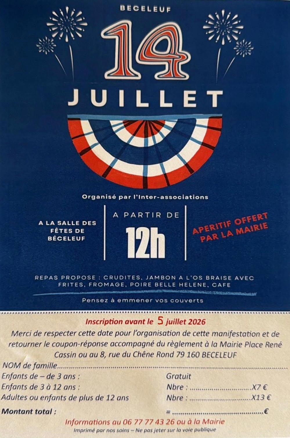 Fête Nationale Béceleuf