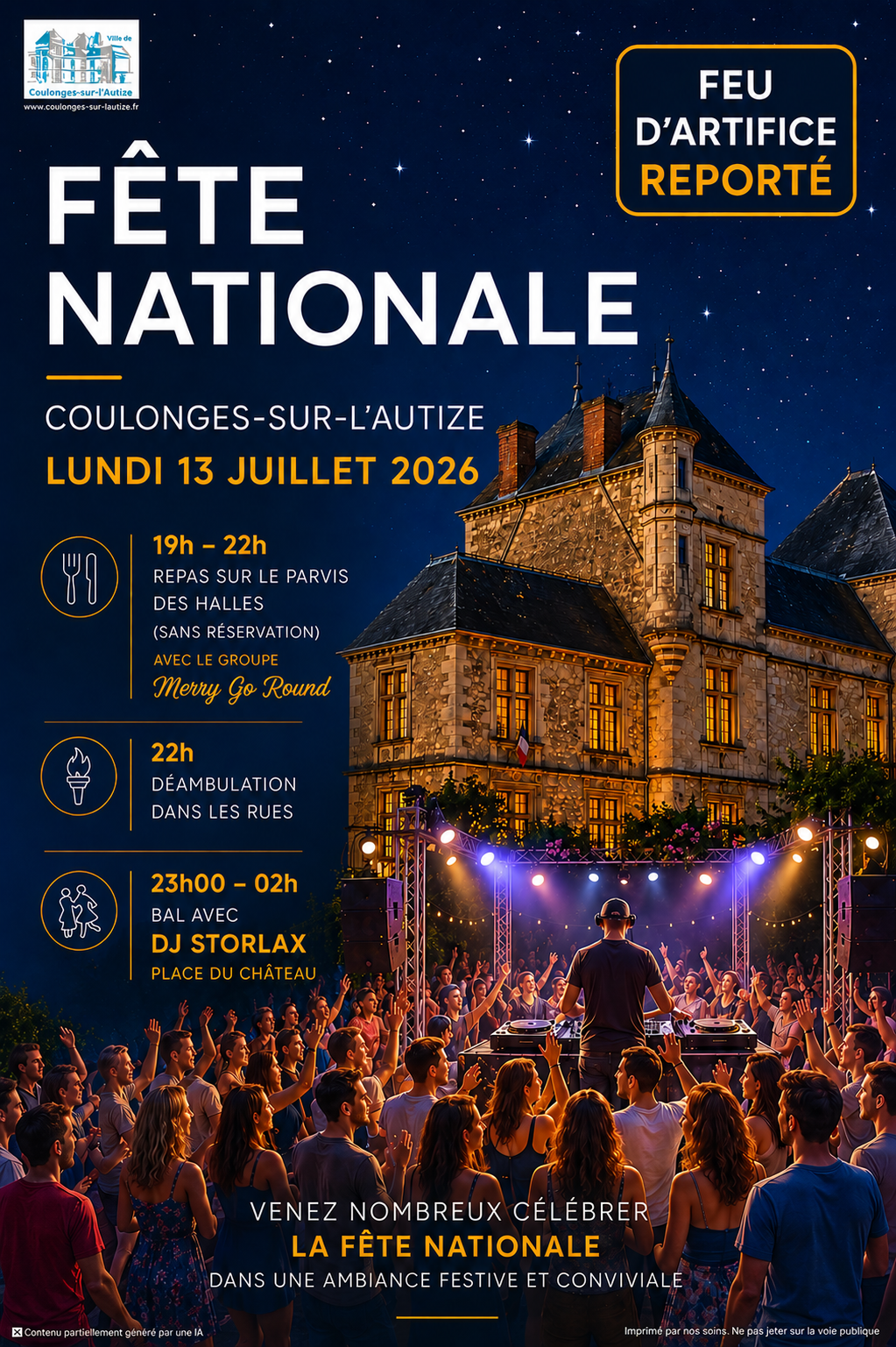 Fête nationale Coulonges-sur-l’Autize