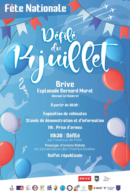 Fête nationale: Défilé à Brive Brive-la-Gaillarde