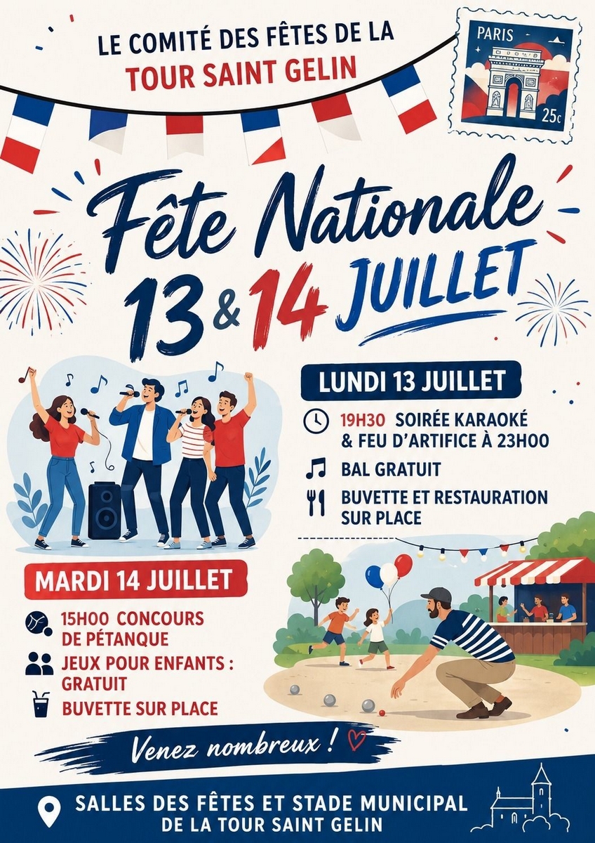 Fête nationale La Tour-Saint-Gelin
