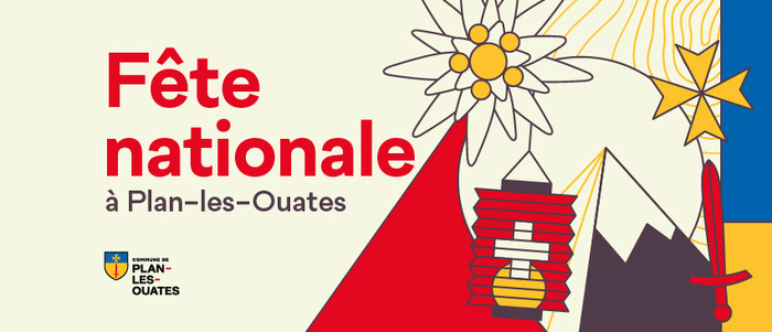 Fête nationale, Promenade devant la Mairie, Genève