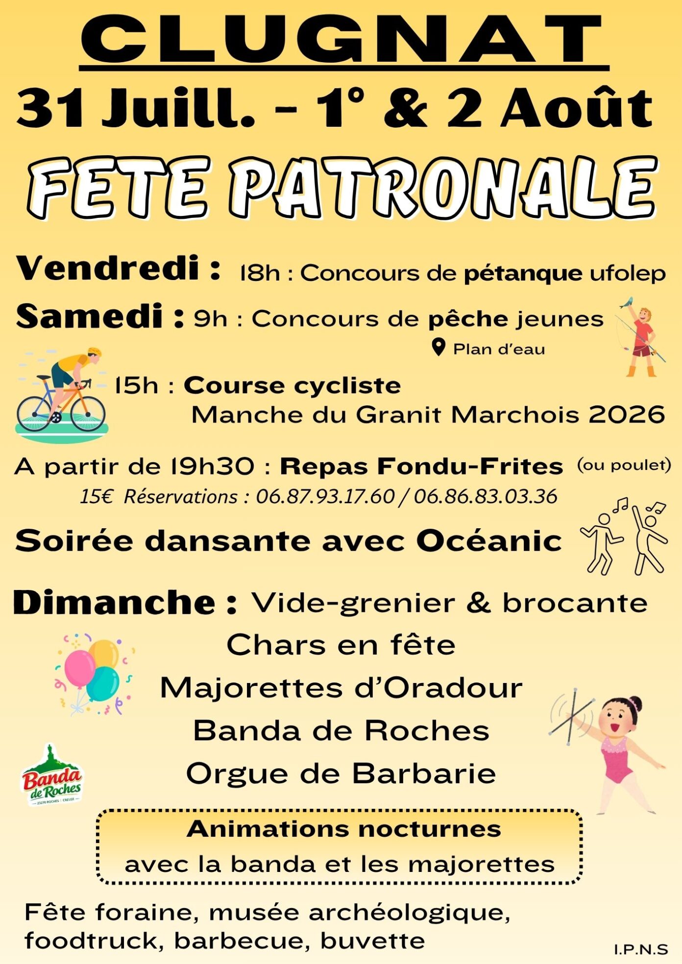 FÊTE PATRONALE Bourg de Clugnat Clugnat