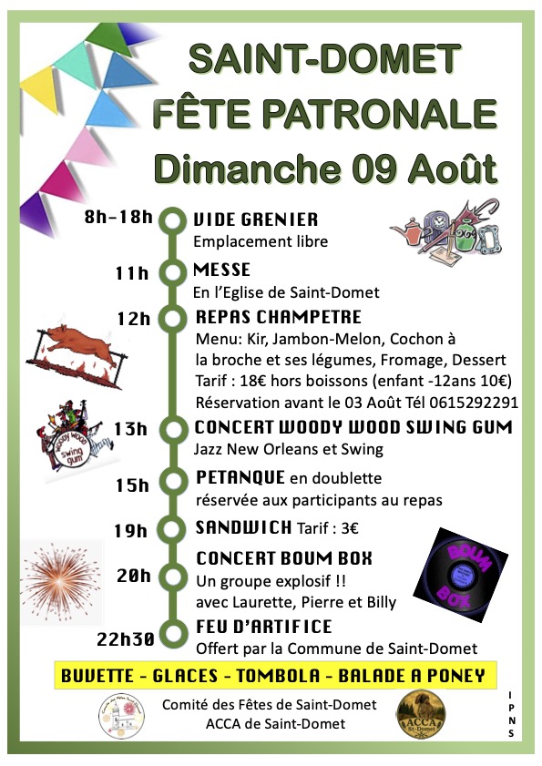 Fête Patronale de Saint-Domet  Saint-Domet